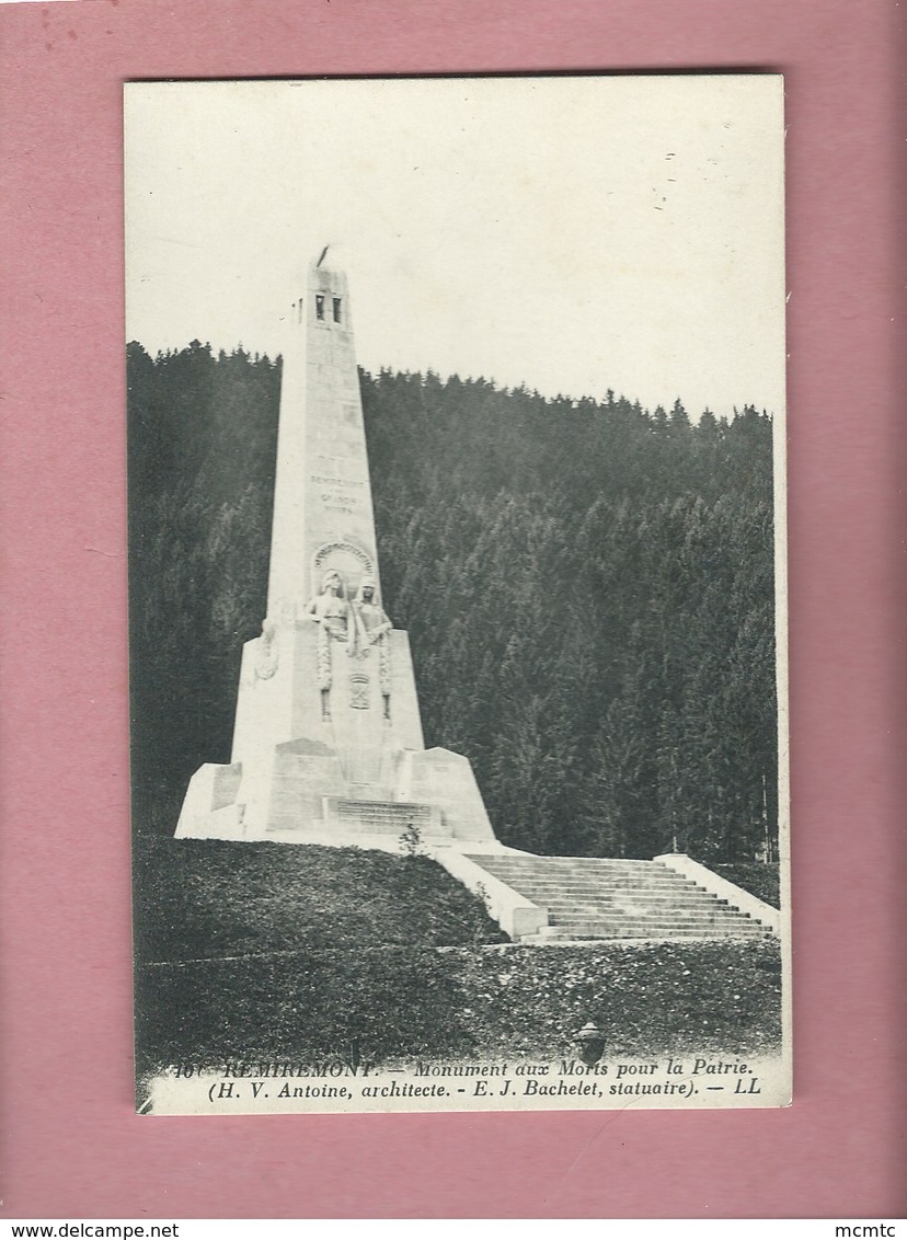 CPA - Remiremont  - Monument Aux Morts Pour La Patrie - Remiremont