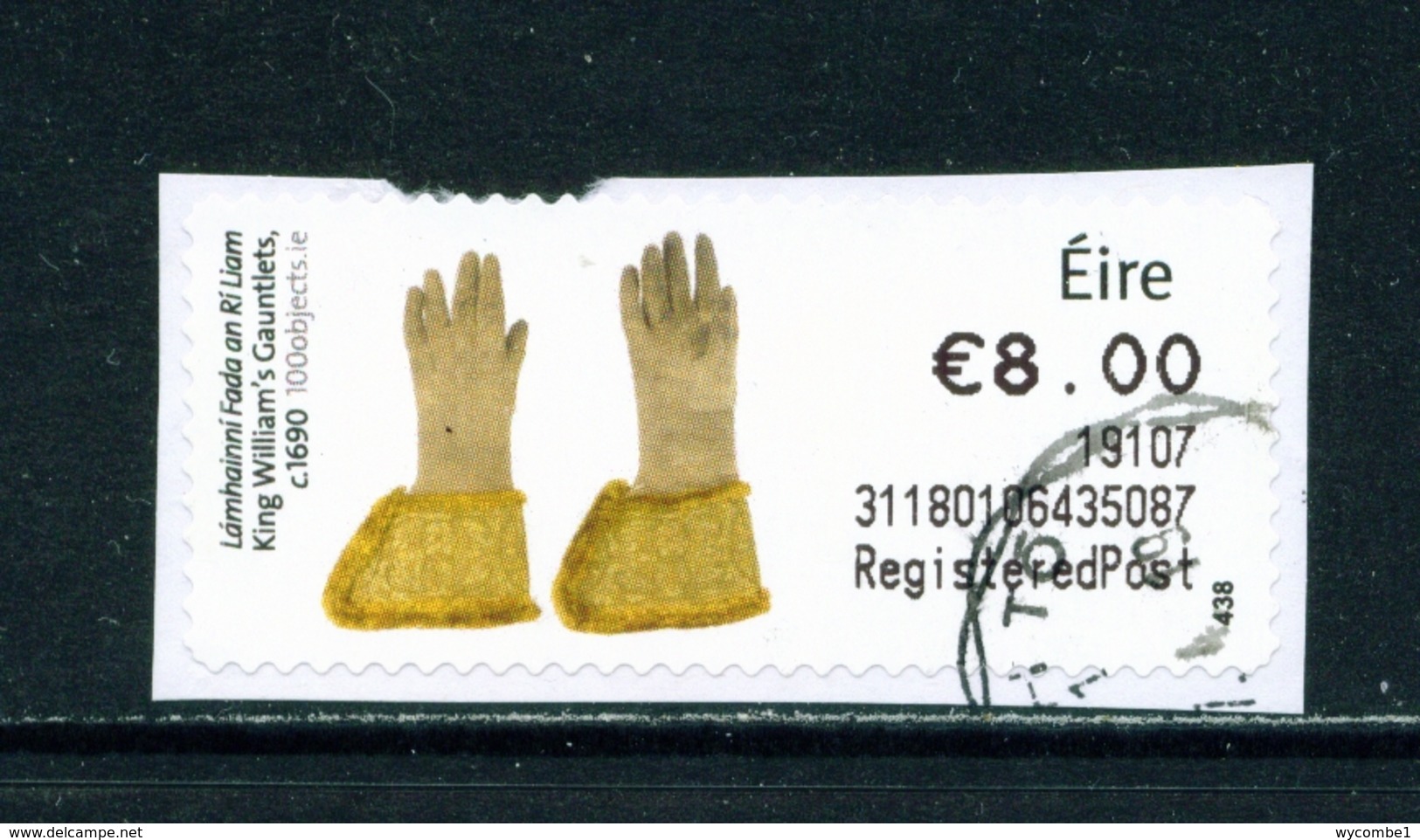 IRELAND  -  2019  Post And Go SOAR King Williams Gauntlets CDS Used As Scan - Gebraucht