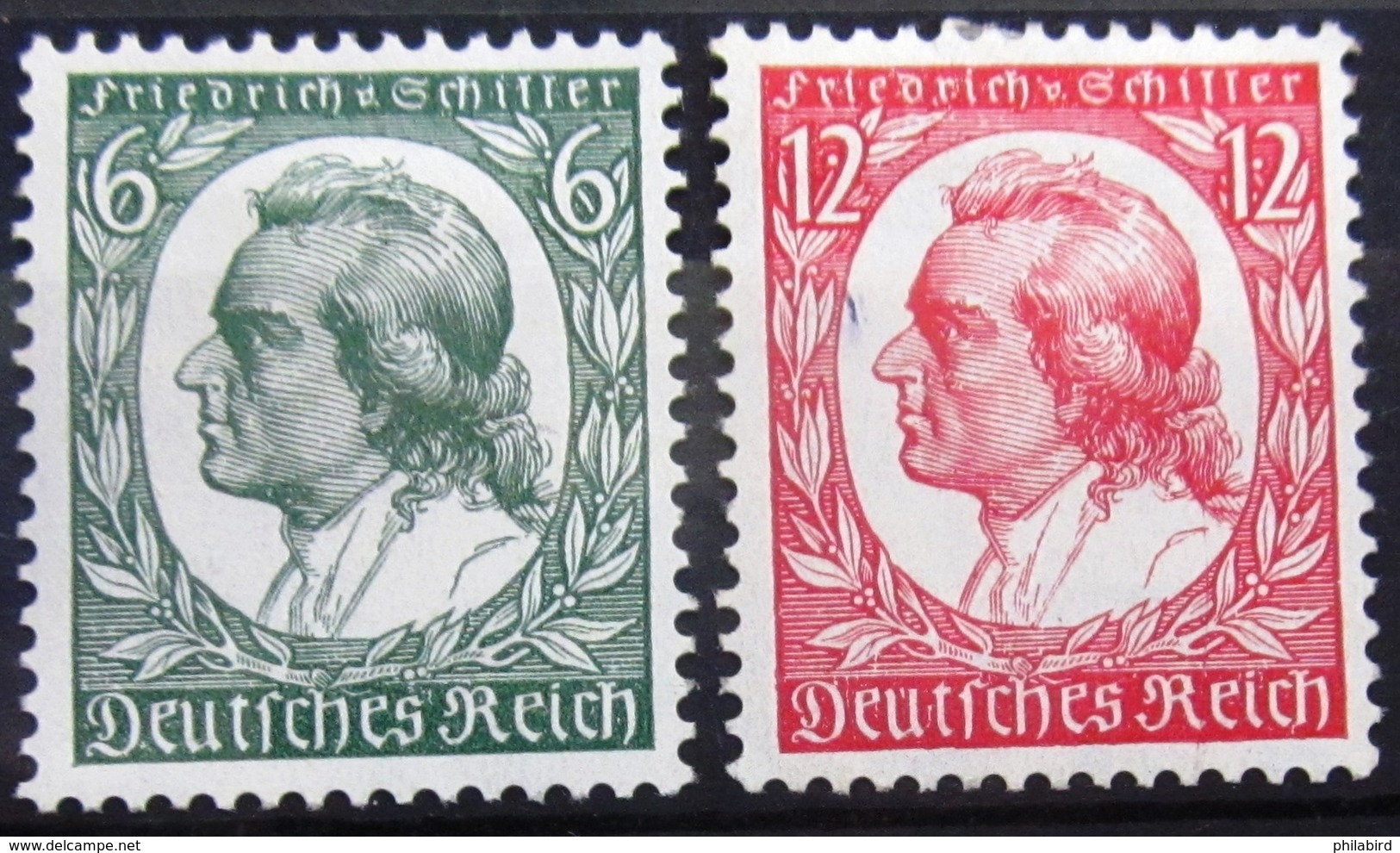 ALLEMAGNE  EMPIRE                    N° 522/523                   NEUF* - Neufs