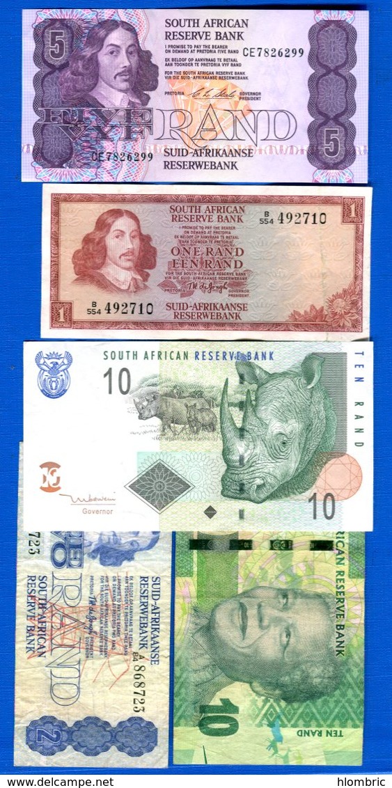 Afrique  Du  Sud  5  Billets - Afrique Du Sud