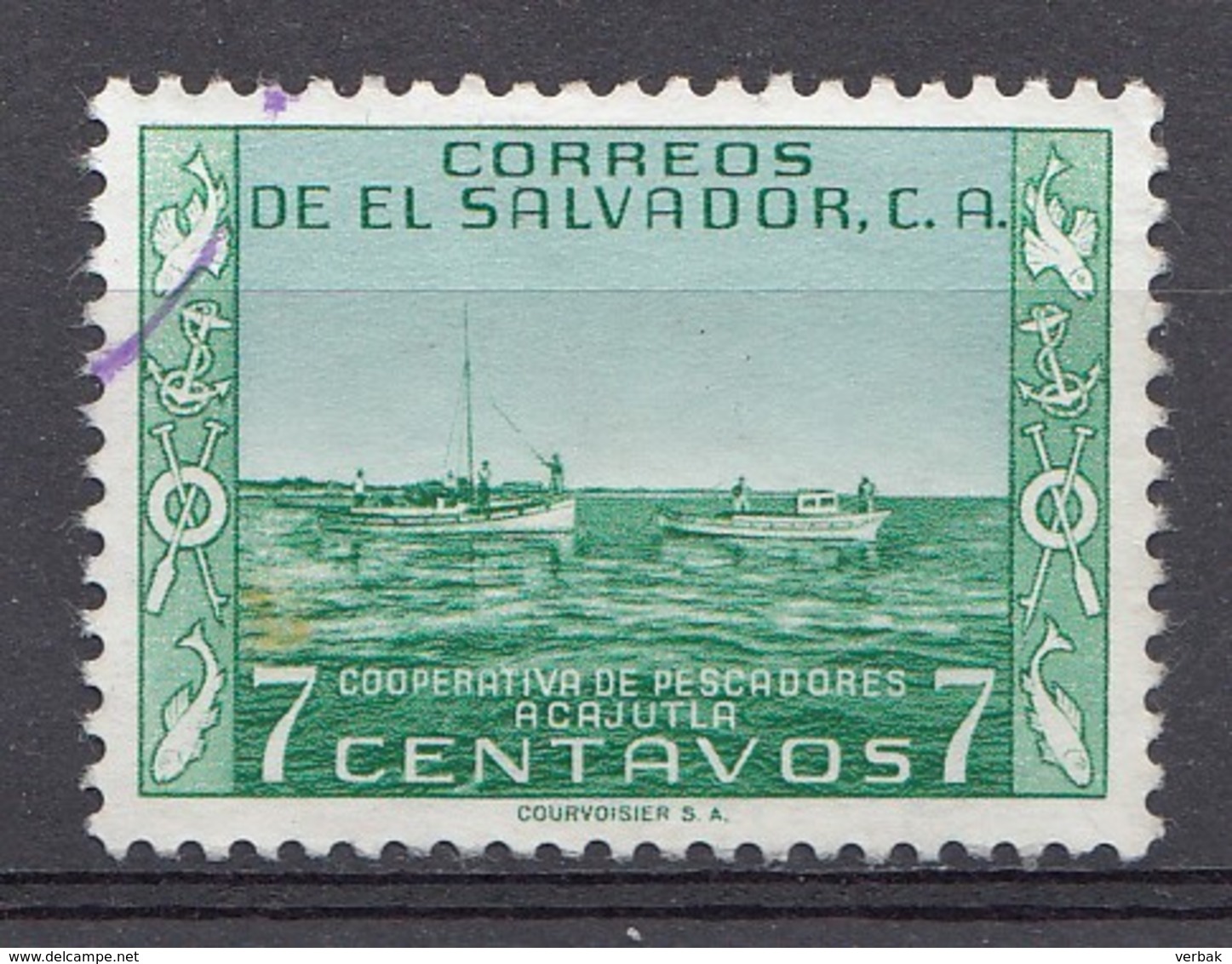 El Salvador 1954  Mi.nr: 735  Freimarken  Oblitérés - Used - Gebruikt - El Salvador