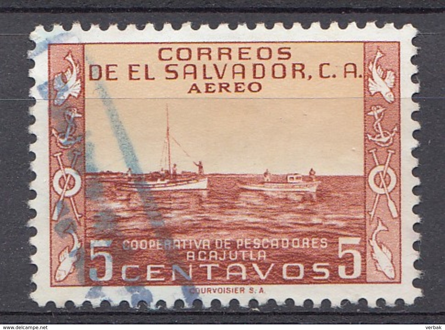 El Salvador 1954  Mi.nr: 746  Freimarken  Oblitérés - Used - Gebruikt - Salvador