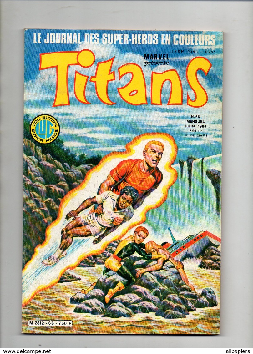 Comics Titans N°66 La Guerre Des étoiles - Mikros - Dazzler - Les Nouveaux Mutants De 1984 - Titans