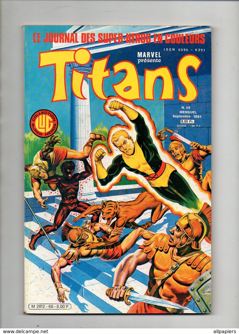 Comics Titans N°68 La Guerre Des étoiles - Mikros - Dazzler - Les Nouveaux Mutants De 1984 - Titans