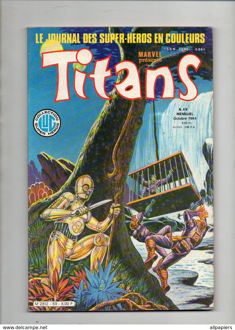 Comics Titans N°69 La Guerre Des étoiles - Mikros - Dazzler - Les Nouveaux Mutants De 1984 - Titans