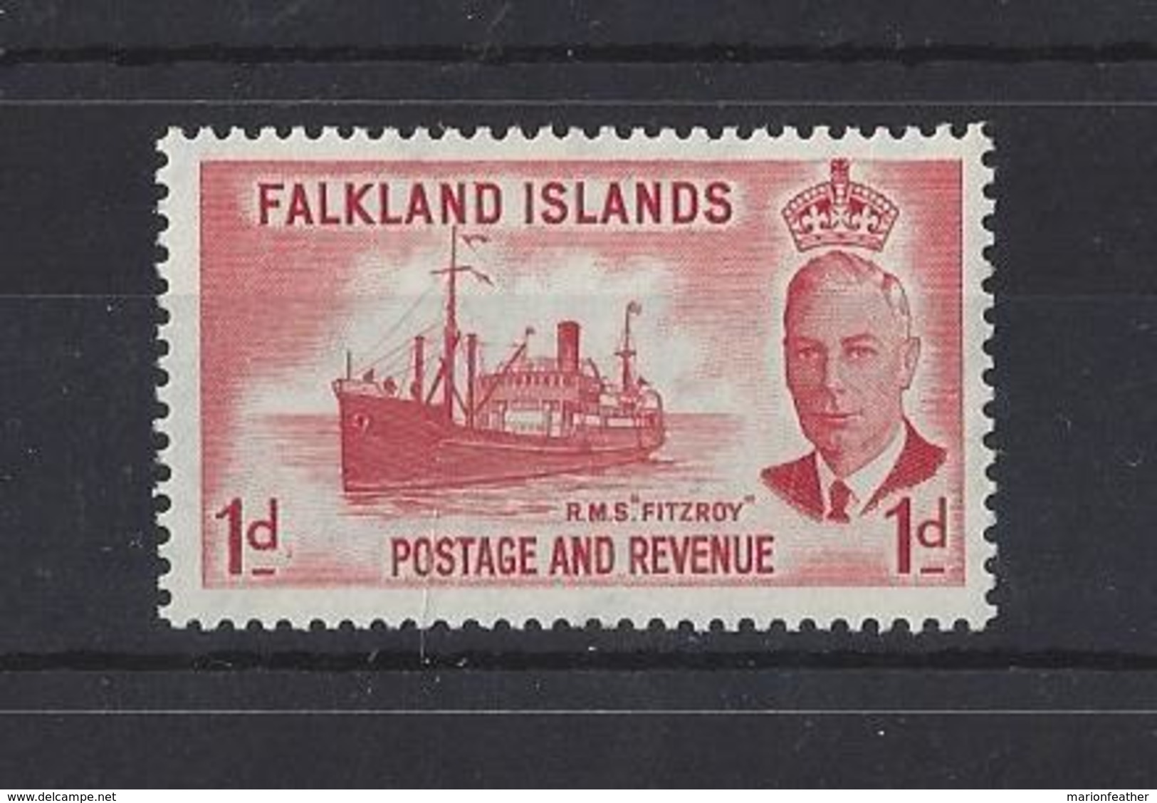 FALFLANDS Is...KING GEORGE VI.(1936-52)....1d.....SG173....MH.. - Falklandeilanden
