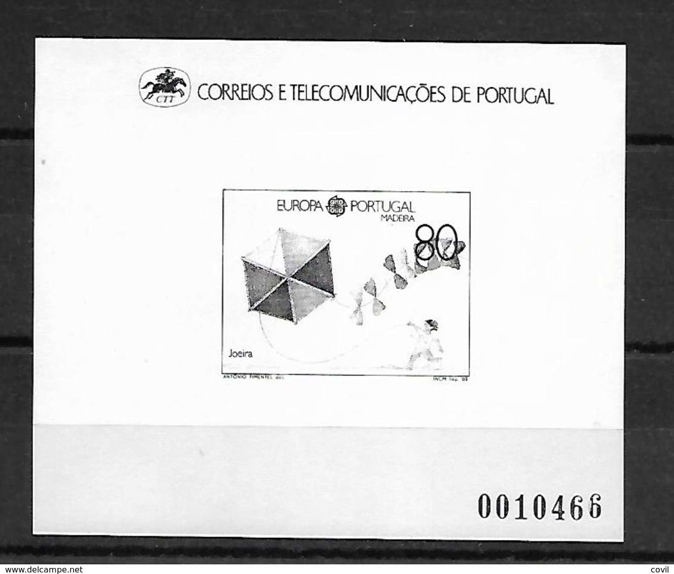 PORTUGAL Madeira  1989 Proof  MNH P-98B - Essais, épreuves & Réimpressions