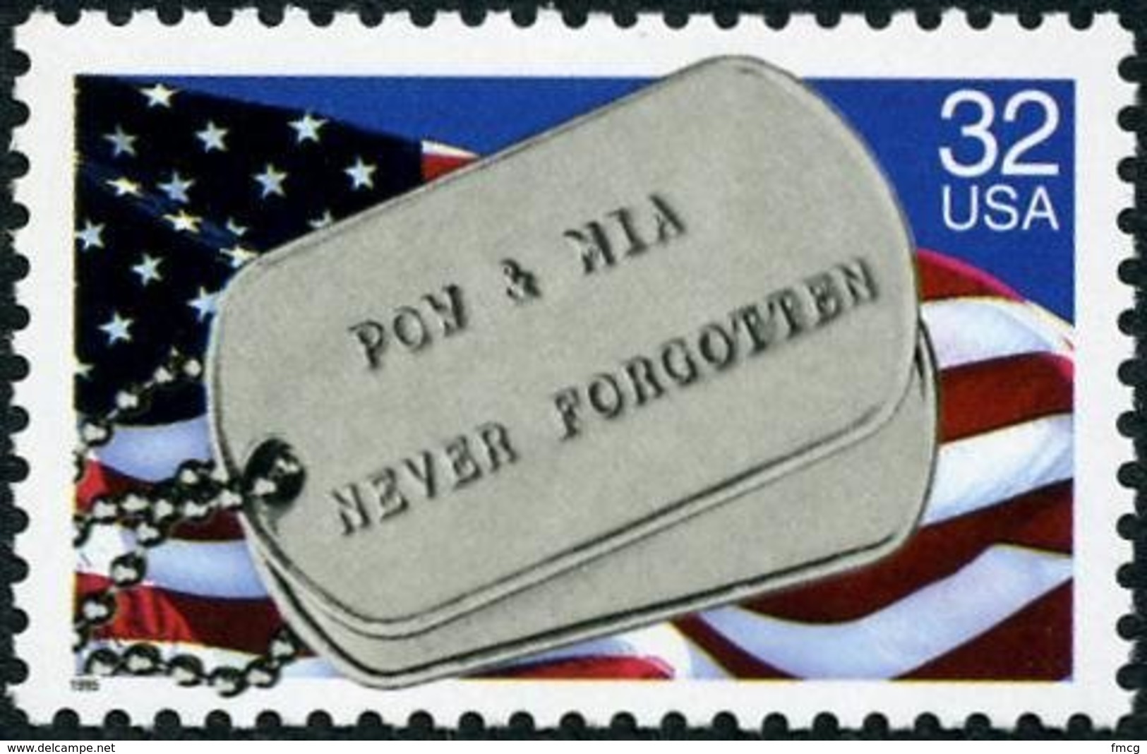 1995 32 Cents POW-MIA, Mint Never Hinged - Unused Stamps