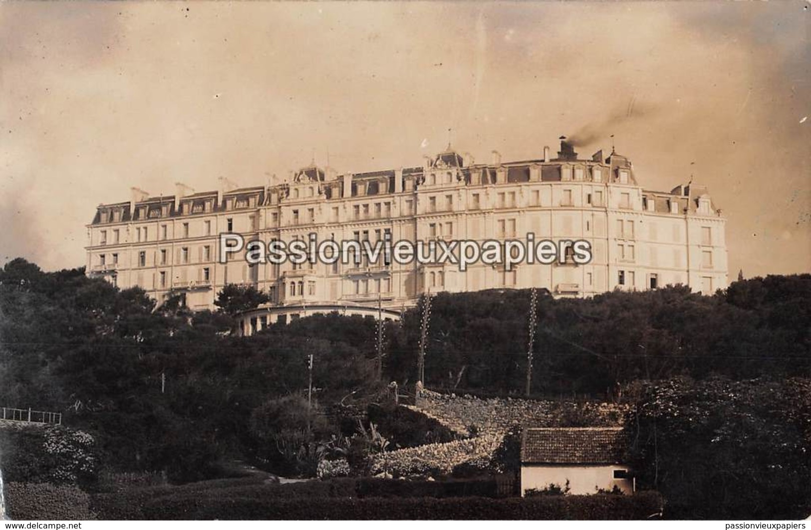 CARTE PHOTO ROQUEBRUNE  1930 HOTEL Du CAP MARTIN - Roquebrune-Cap-Martin