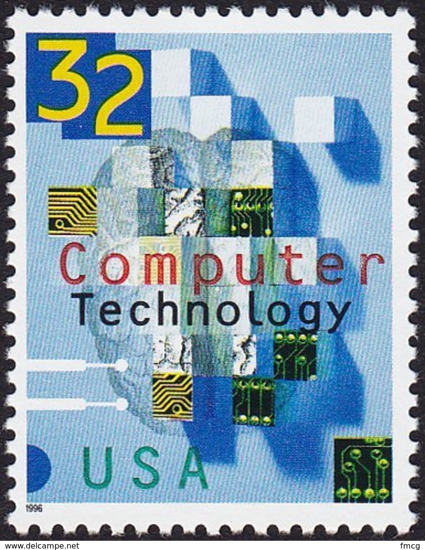 1996 32 Cents Computer, Mint Never Hinged - Unused Stamps