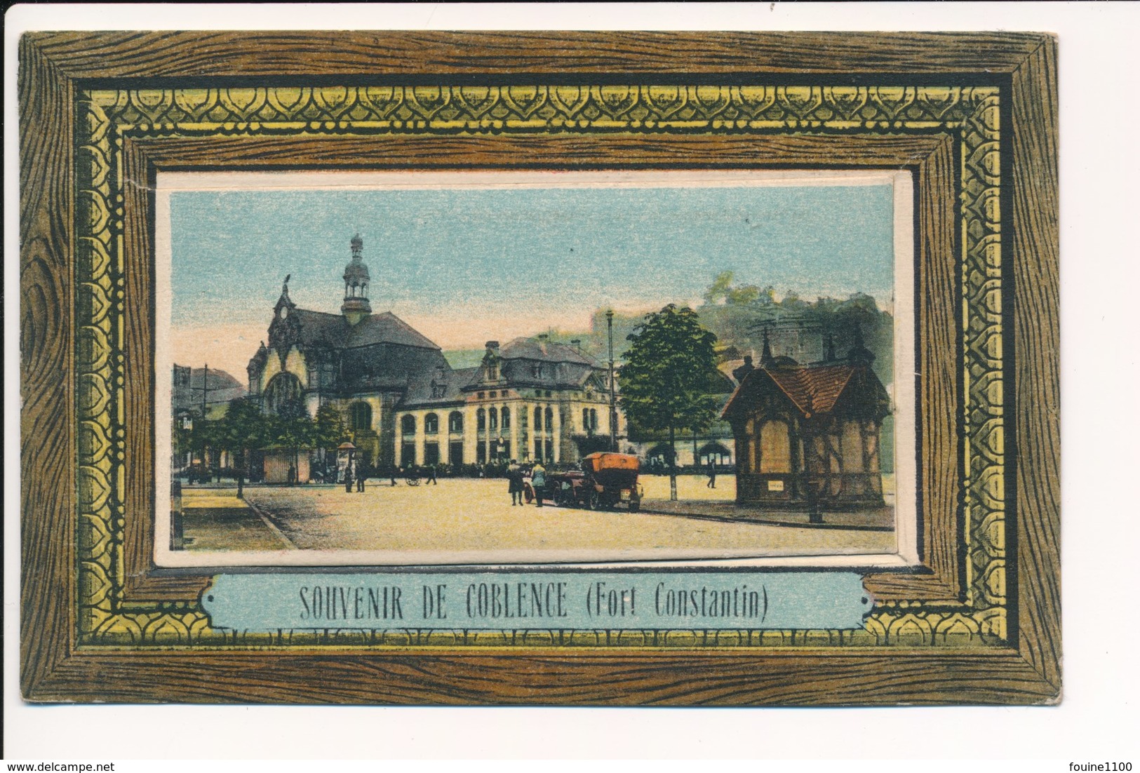 Carte Système De COBLENCE  ( Souvenir De Coblence ( Fort Constantin )) Avec Son Dépliant 10 Vues - Koblenz