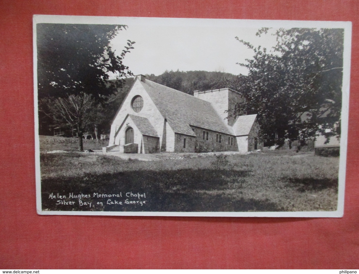 RPPC Helen Hughes Memorial Chapel  Silver Bay On Lake George  NY >   Ref 3902 - Lake George