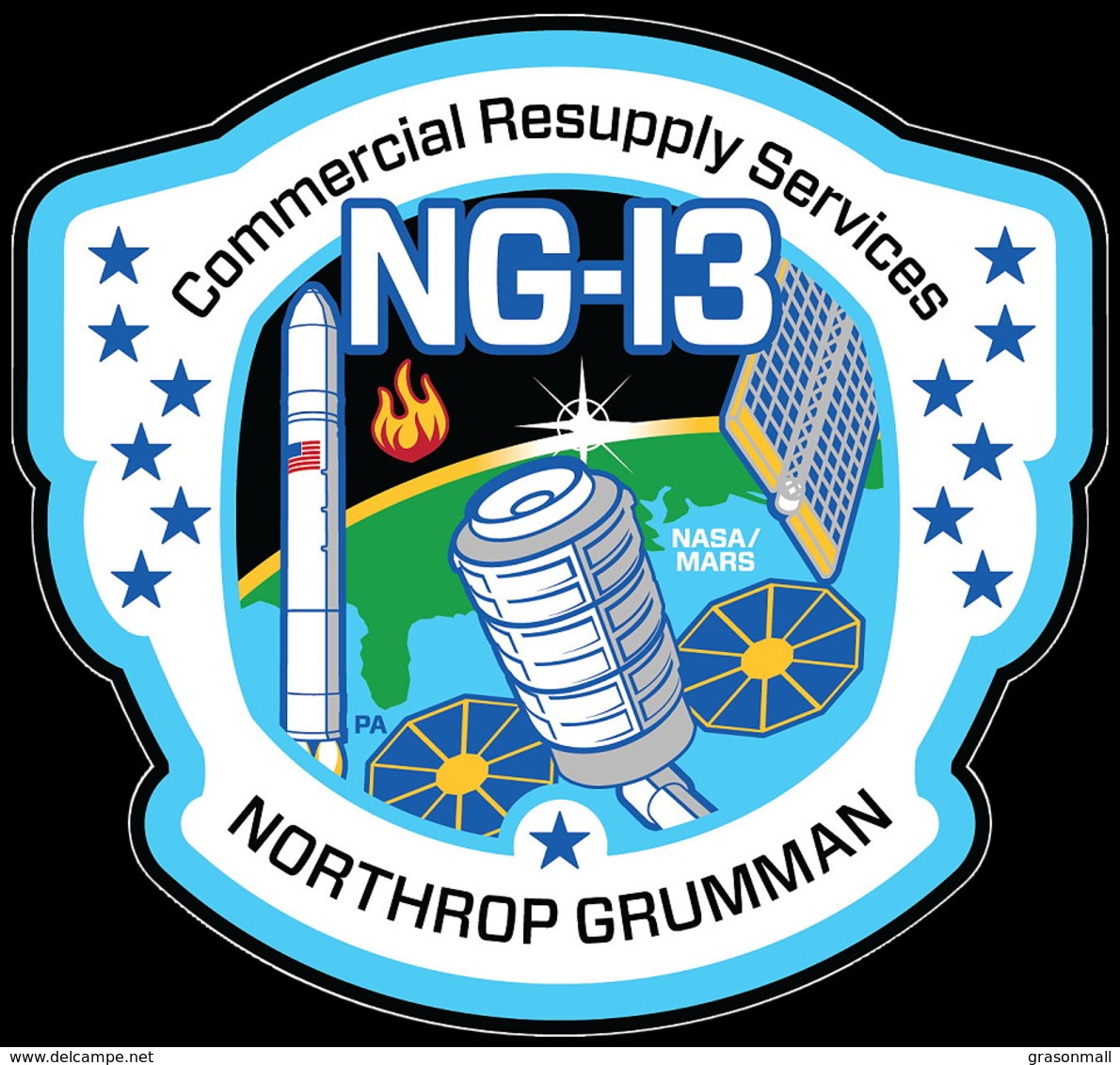 ISS Expedition 62 Cygnus Ng-13 Northrop International Space Station Embroidered Patch - Patches