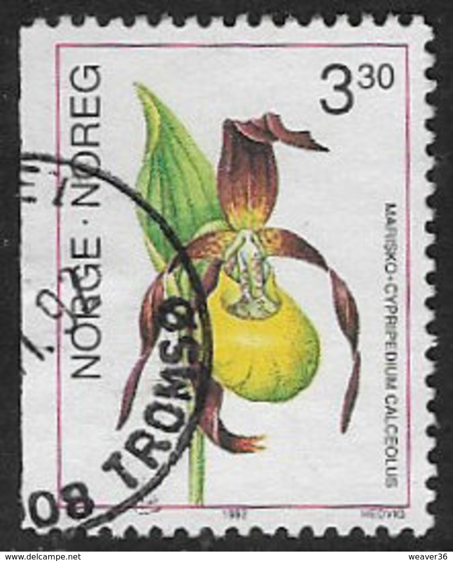 Norway SG1141 1992 Orchids (2nd Series) 3k.30 Good/fine Used [40/33067/6D] - Gebraucht