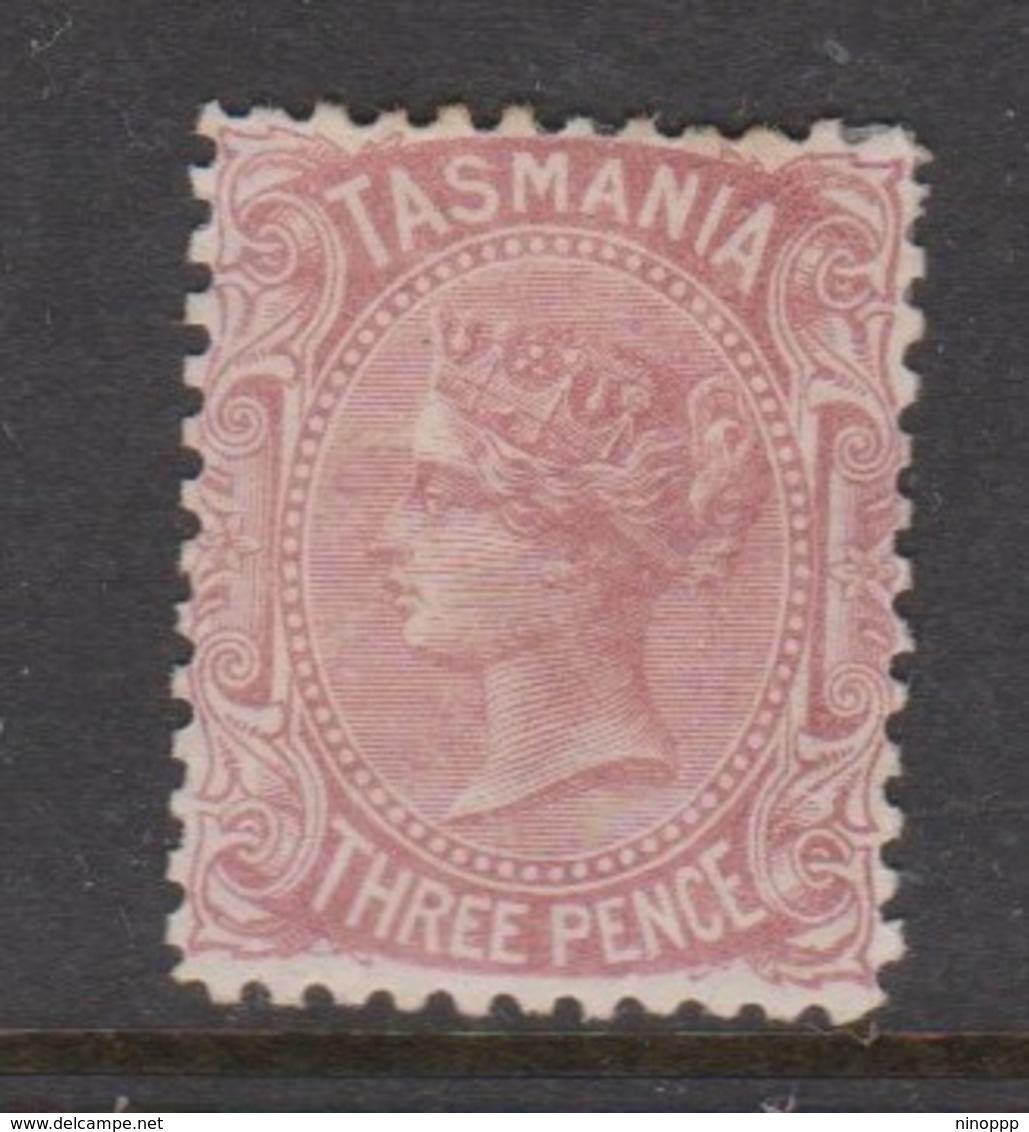 Australia-Tasmania SG 165 1880 3d Red Brown,mint Hinged,perf 12 - Neufs