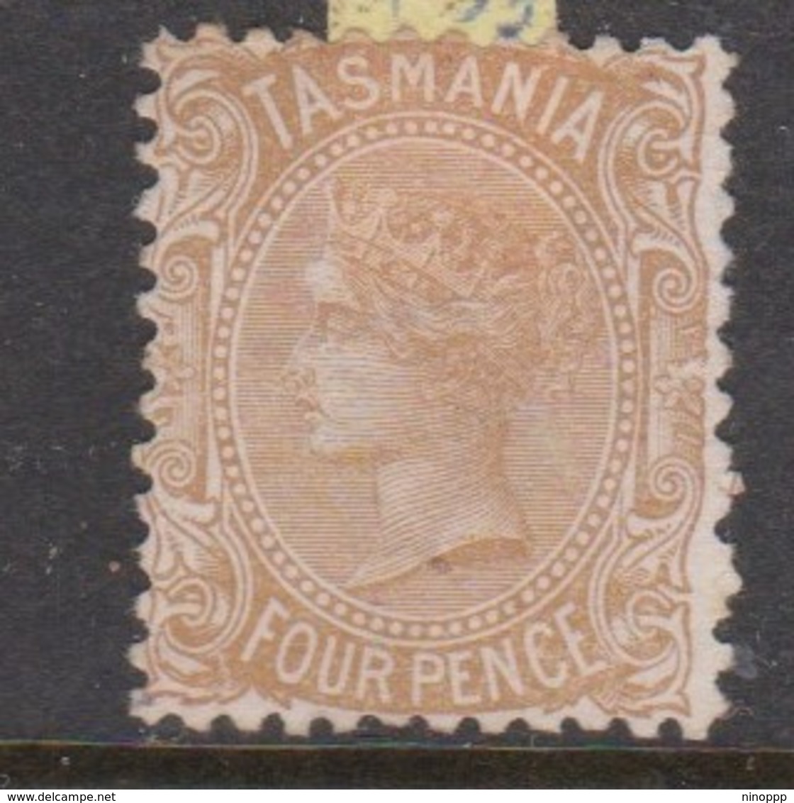 Australia-Tasmania SG 166a 1880 4d Chrome Yellow,mint Hinged,perf 12 - Mint Stamps
