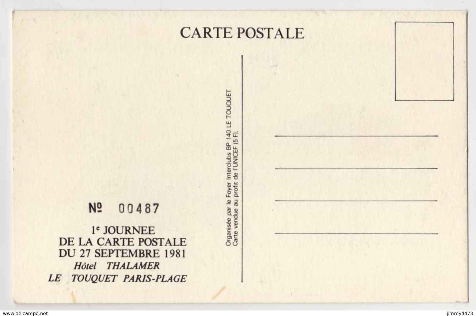 CPSM - 1ère Journée 1981 - PARC INTERNATIONAL DES SPORTS DE LA CANCHE - LE TOUQUET 62 Pas De Calais - N°00487 - Bourses & Salons De Collections