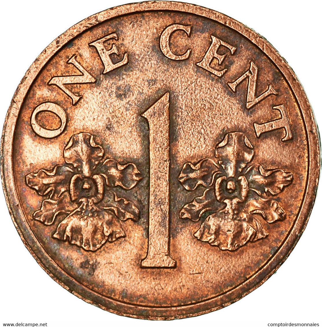 Monnaie, Singapour, Cent, 1986, British Royal Mint, TB+, Bronze, KM:49 - Singapour