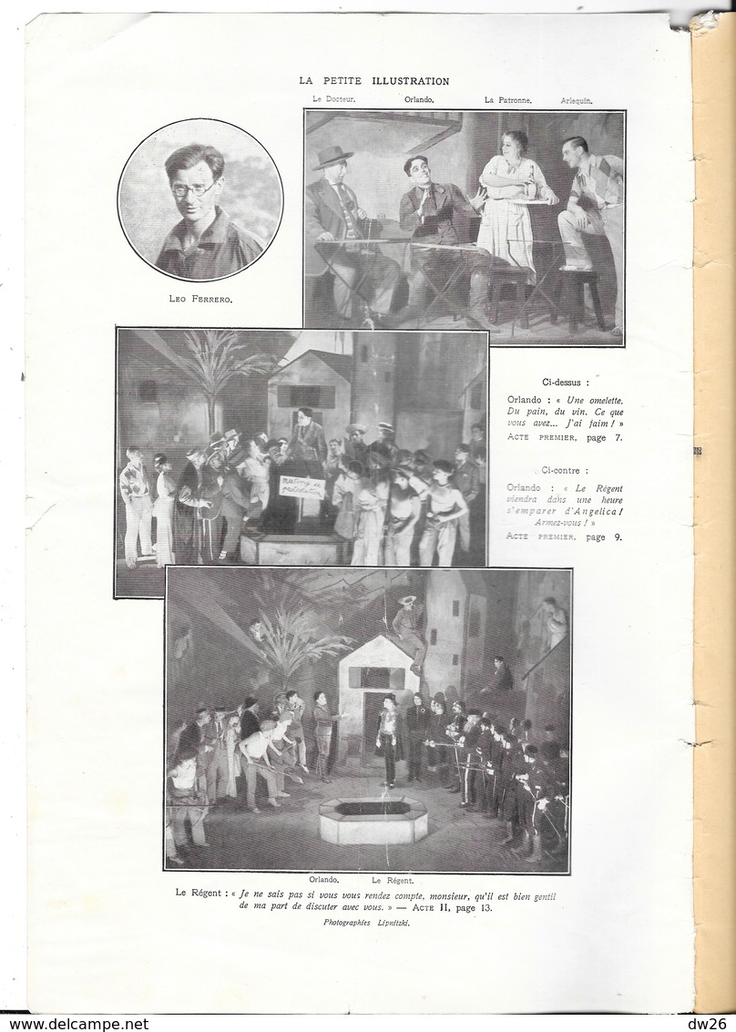 Revue: La Petite Illustration N° 800 12 Décembre 1936 - Théâtre: Angélica (de Léo Ferrero, Ludmilla Et Georges Pitoeff) - 1900 - 1949