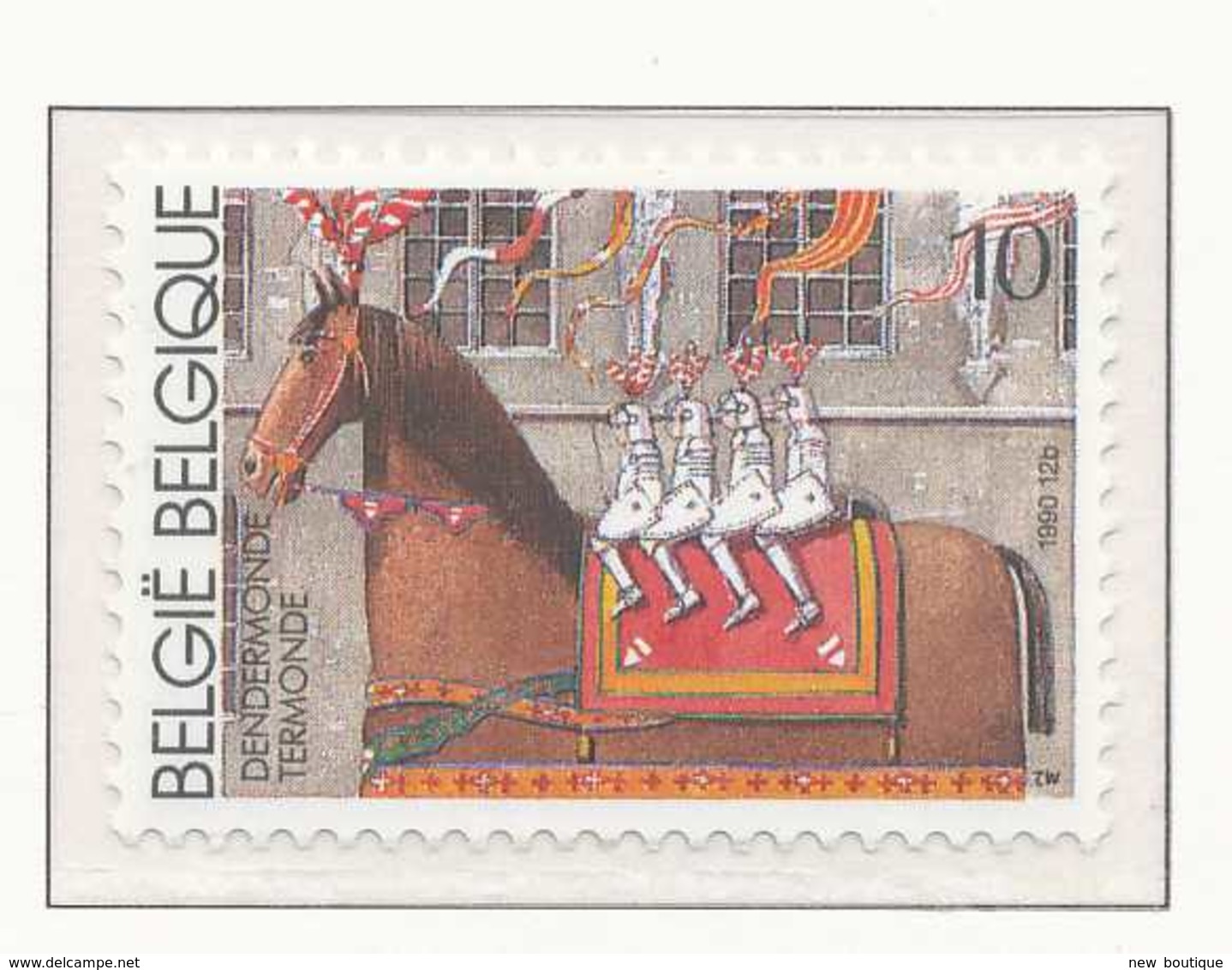 NB - [153032]TB//**/Mnh-[2378] Belgique 1990, Tourisme, Cheval Bayard à Termonde - Dendermonde, SNC - Autres & Non Classés