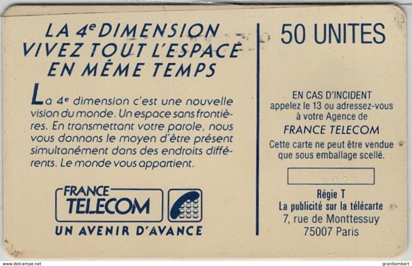 France LA 4 Dimension Gymnastics Phonecard - Ohne Zuordnung