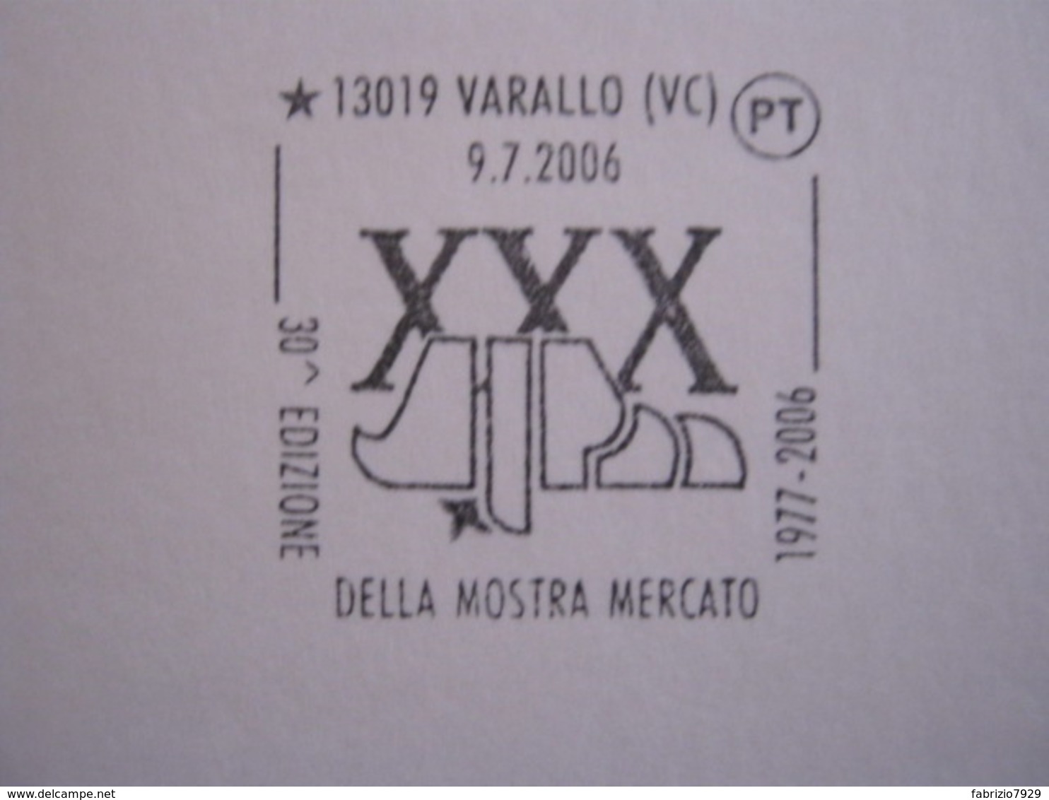 A.15 ITALIA ANNULLO 2006 VARALLO VERCELLI VALSESIA 30^ ALPA'A MOSTRA MERCATO FIERA EXPO ALPE MONTAGNA MOSTRA CARTOLINE - Altri & Non Classificati