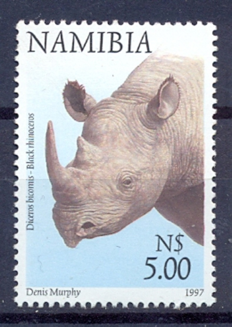 NAMIBIA South West Africa 1997 BLACK RHINO Animal Mnh** - Namibie (1990- ...)