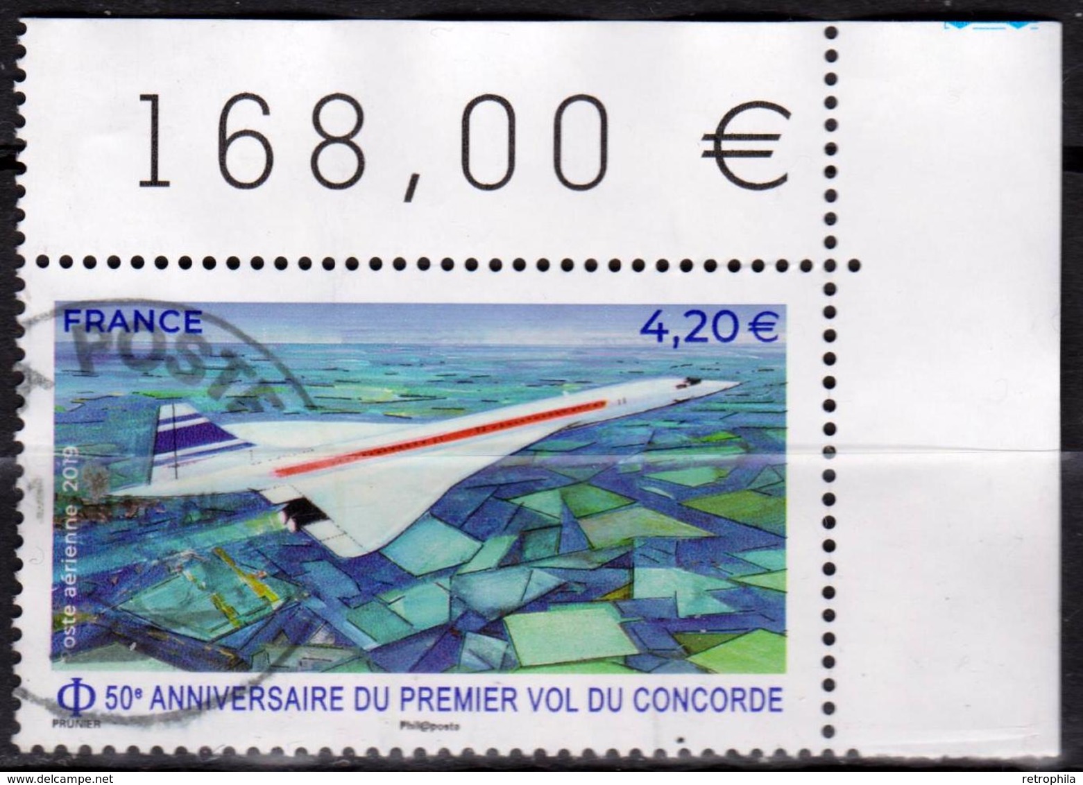 FRANCE 2019 - Poste Aérienne - PA 83 - Concorde - Oblitéré - 1960-.... Oblitérés