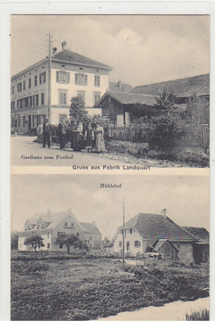 Gruss Us Fabrik Landquart - Freihof & Mühlehof - Animiert        (P-220-90520) - Landquart