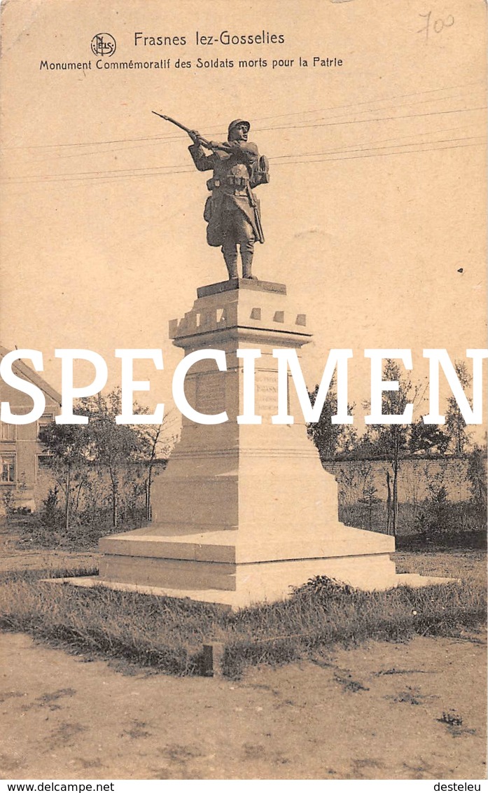 Monument Commémoratif Des Soldats Morts Pour La Patrie - Frasnes-lez-Gosselies - Les Bons Villers