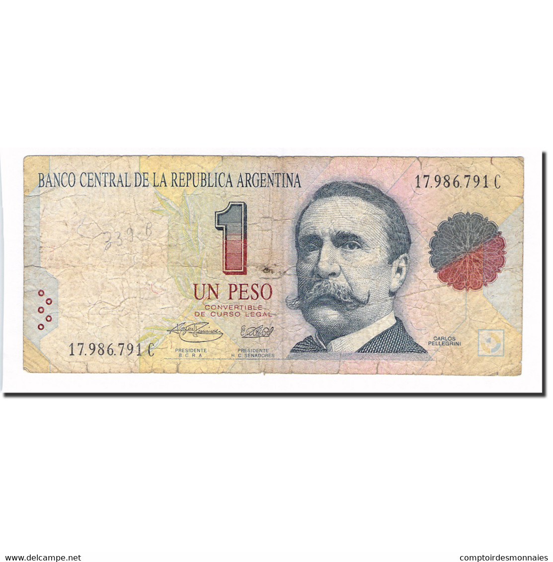 Billet, Argentine, 1 Peso, KM:339b, TB - Argentine