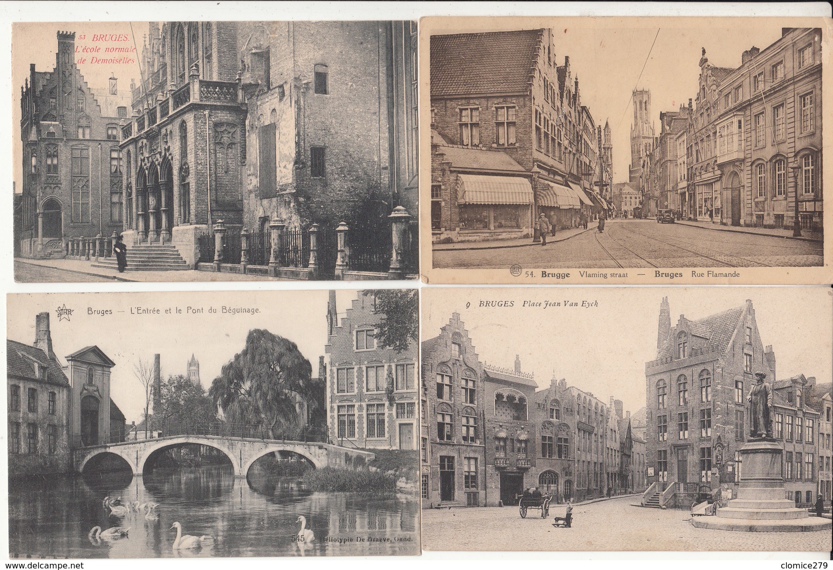 Brugge  R  4 Cartes - Brugge