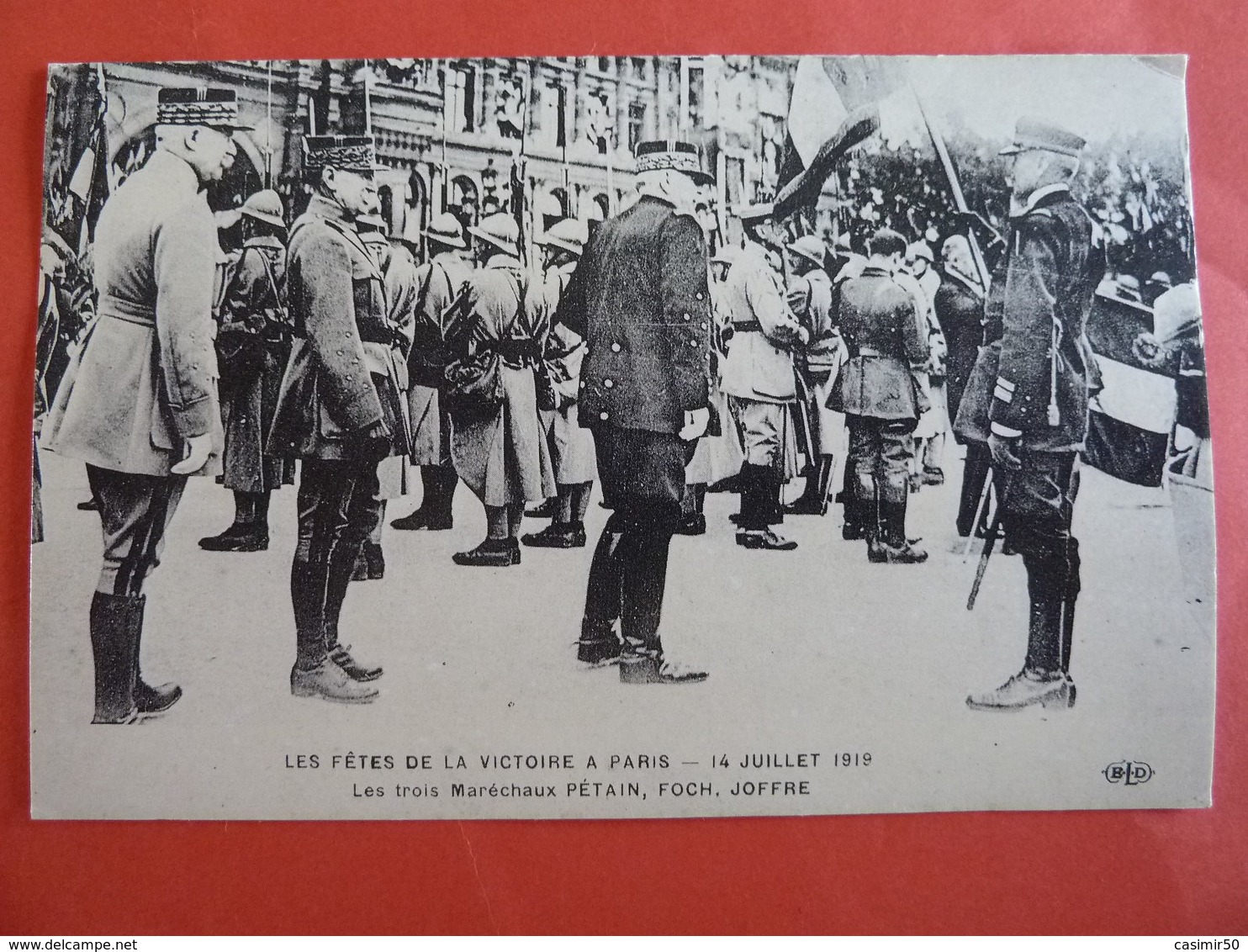 LES FETES DE LA VICTOIRE A PARIS LE 14 JUILLET 1919 - Betogingen