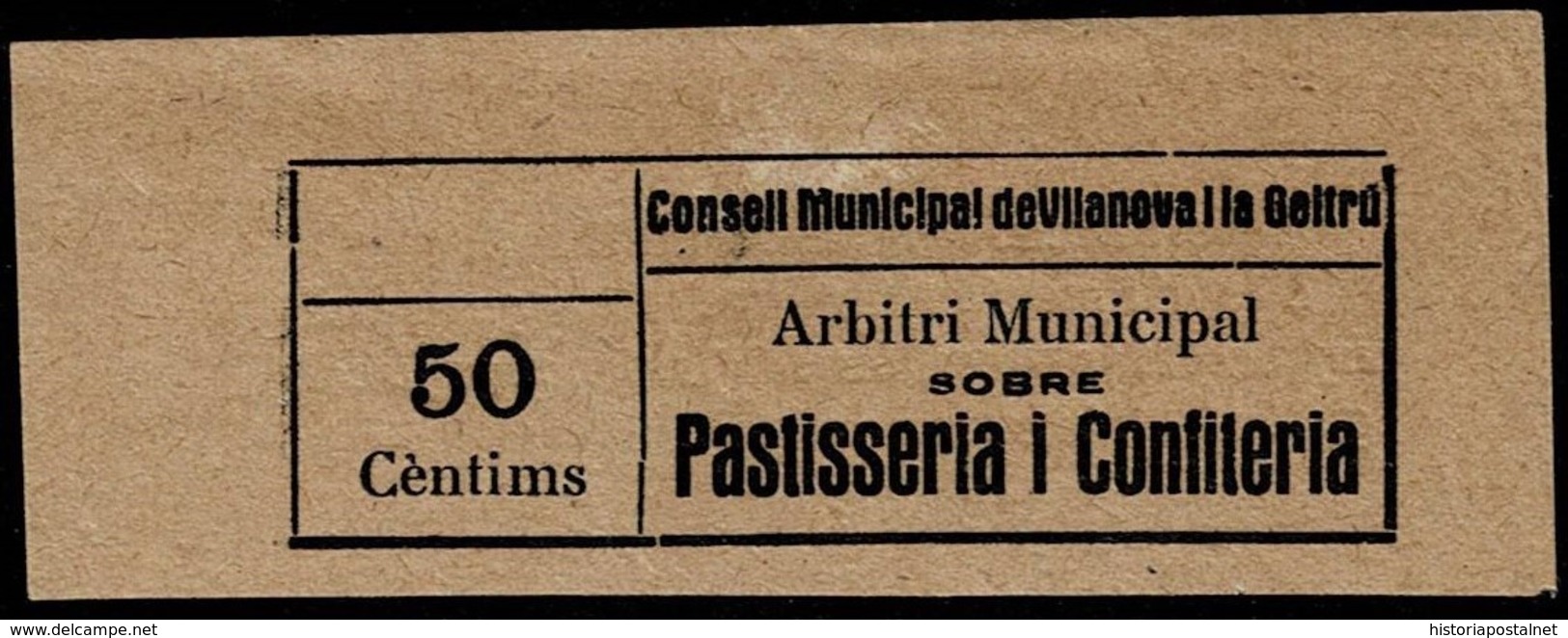 VIÑETAS GUERRA CIVIL. ESPAÑA. SPANISH CIVIL WAR LABEL. - Viñetas De La Guerra Civil