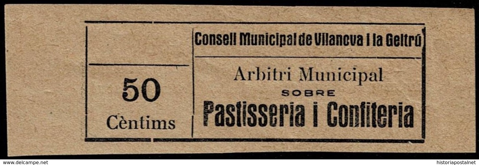 VIÑETAS GUERRA CIVIL. ESPAÑA. SPANISH CIVIL WAR LABEL. - Viñetas De La Guerra Civil