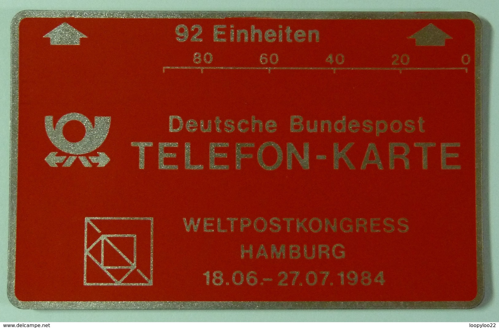 GERMANY - L&G - Landis & Gyr - Test - Weltpostkongress Hamburg - 1984 - 92 Units - R3... - Mint - T-Series: Testkarten