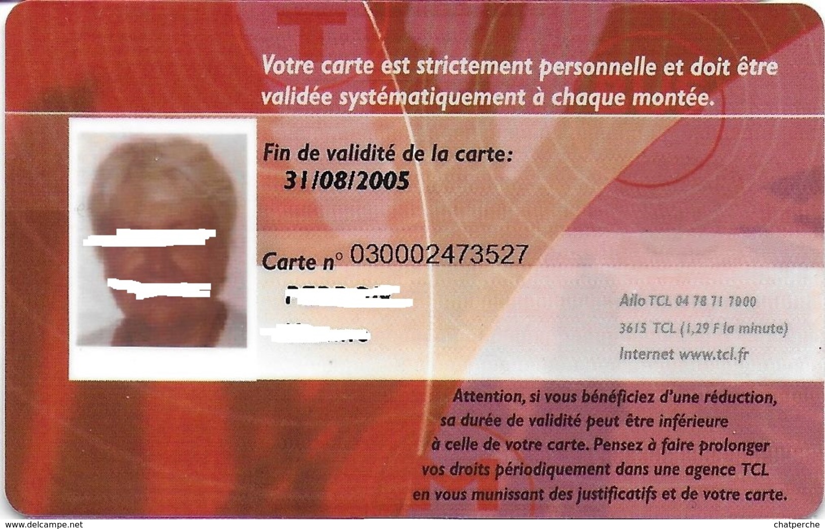 CARTE A PUCE CHIP CARD TRANSPORT METRO AUTOBUS TRAMWAY TCL LYON  69 RHONE AUTRE PUCE - Autres & Non Classés