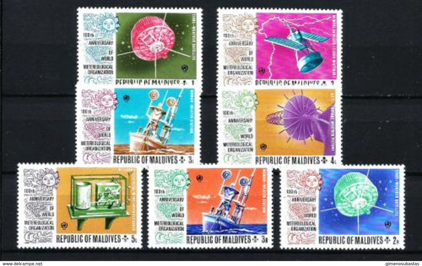 Maldivas Nº 436/42 Nuevo - Maldive (1965-...)