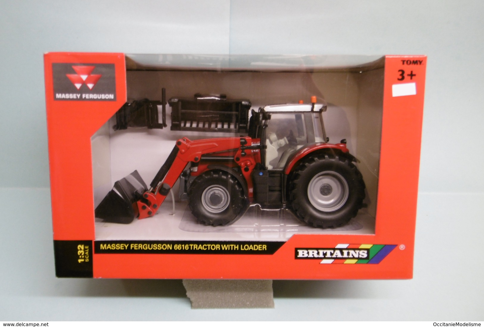 Britains Tomy - Tracteur MASSEY FERGUSSON 6616 Réf. 43082A1 Neuf NBO 1/32 - Autres & Non Classés