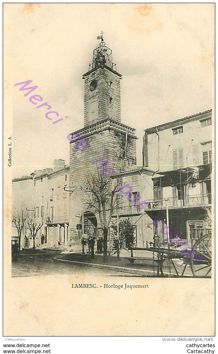 13. LAMBESC . Horloge Jaquemart . - Lambesc