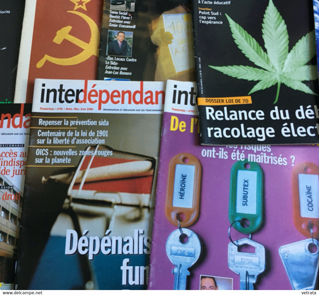 Toxicomanie/Usages De Drogues : 24 revues - 7 Documents & 3 brochures (Interdépendances-Toxibase-Alter Égo-L’Injecteur-R - Medicina & Salud