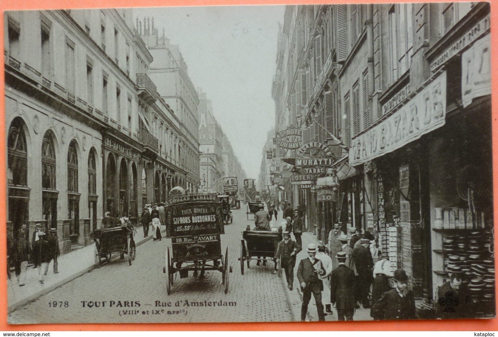 CARTE TOUT PARIS - RUE D' AMSTERDAM VIII Et IXème Arrondissements - SCAN RECTO/VERSO-13 - Arrondissement: 08