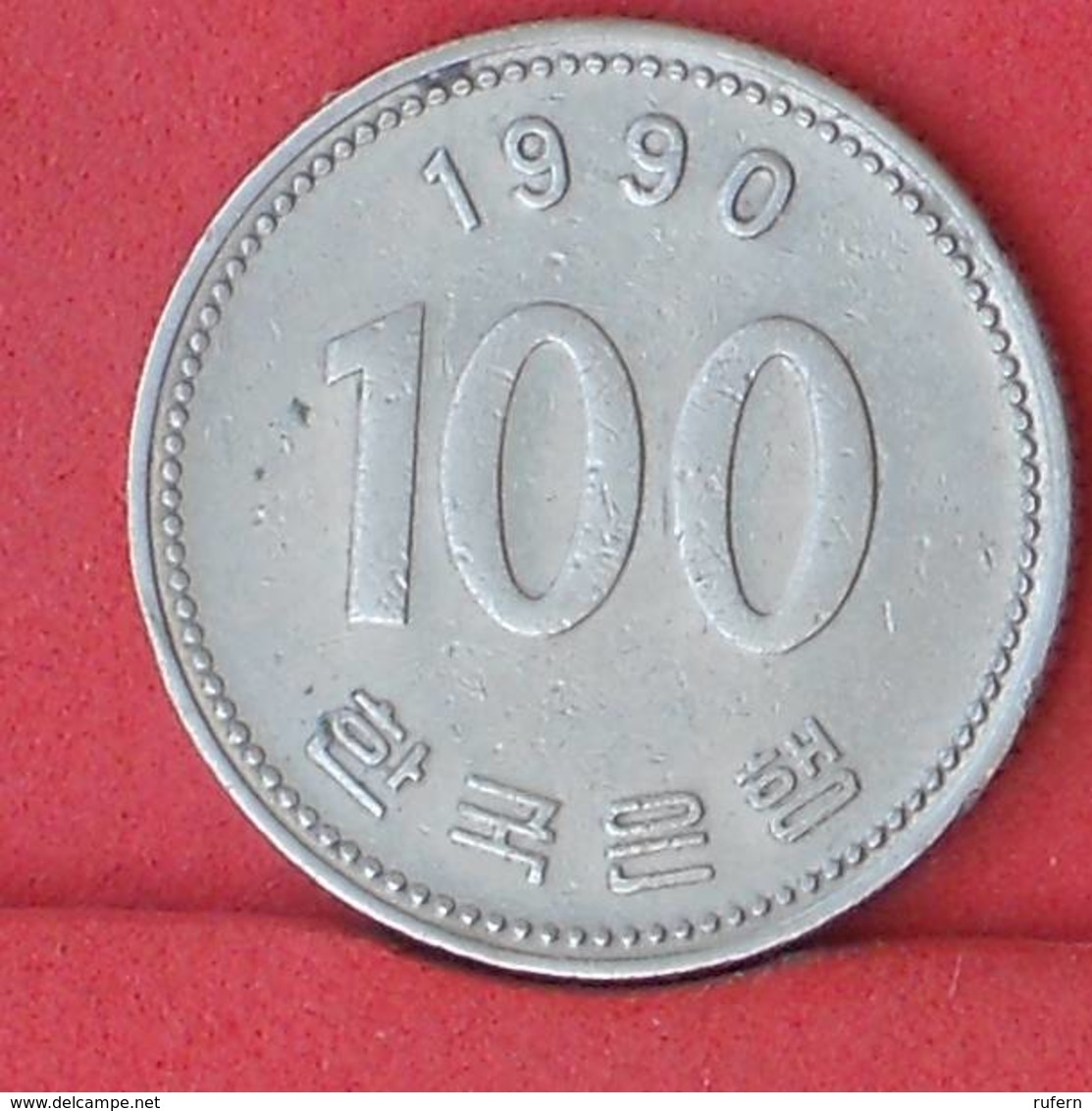 KOREA 100 WON 1990 -    KM# 35,2 - (Nº33817) - Korea, South