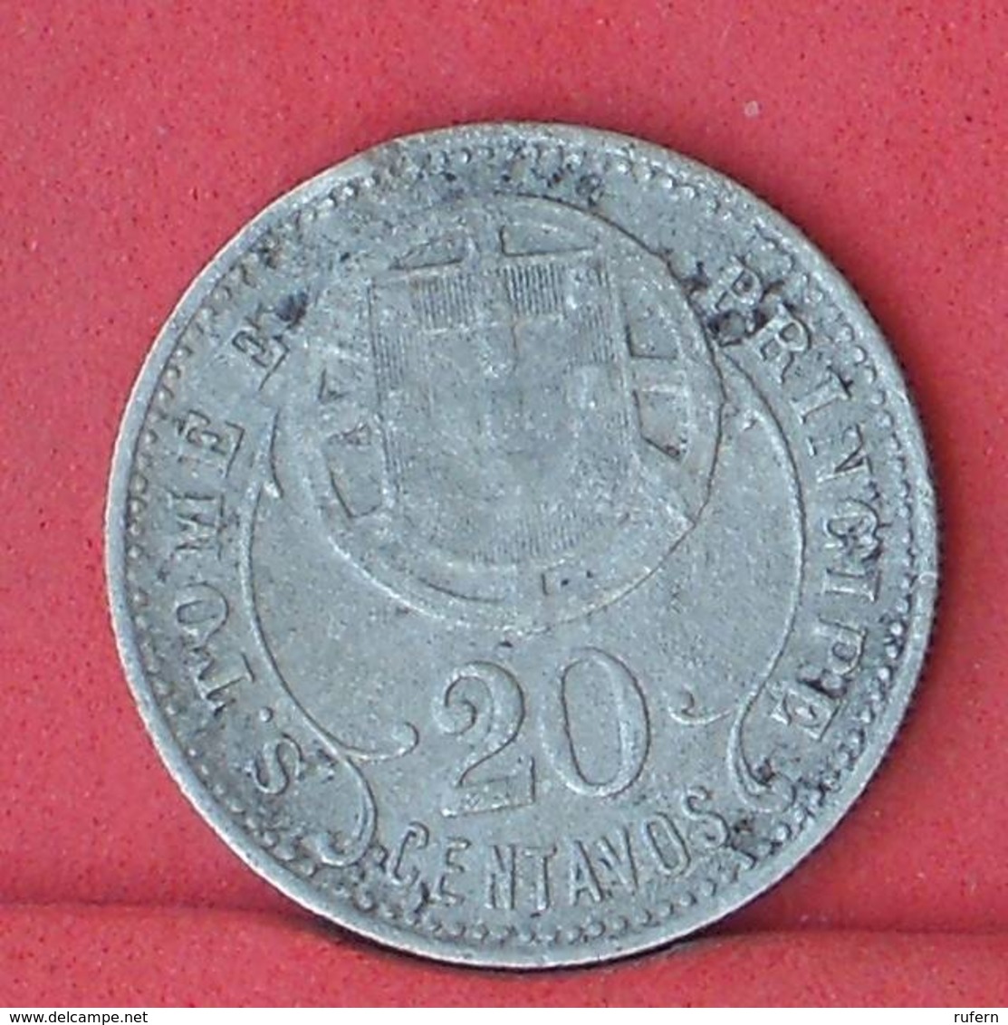 SAINT THOMAS E PRINCIPE 20 CENTAVOS 1929 -    KM# 3 - (Nº33837) - Sao Tome En Principe