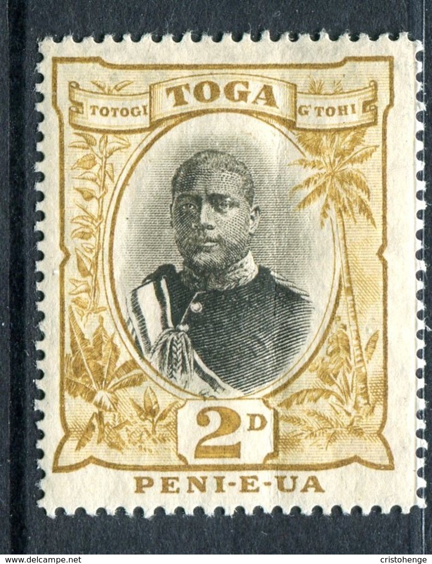 Tonga 1897 Pictorials (Wmk. Turtles) - 2d King George II - Type I - Wmk. Sideways - HM (SG 40a) - Tonga (...-1970)