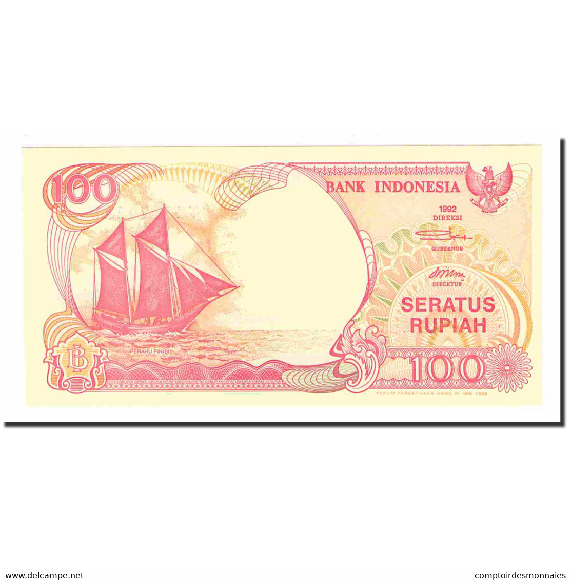 Billet, Indonésie, 100 Rupiah, 1992, KM:127e, NEUF - Indonesia
