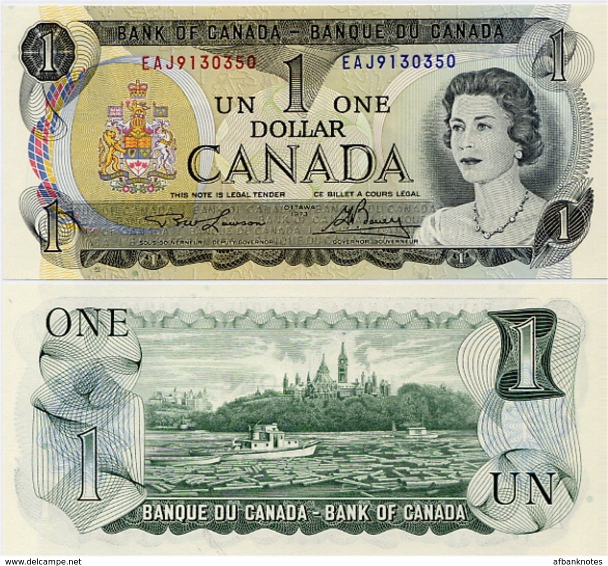 CANADA       1 Dollar       P-85b       1973       UNC - Canada