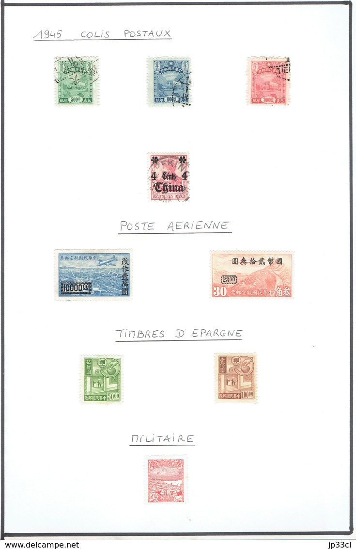 Small collection of +/- 300 old stamps (o) from China