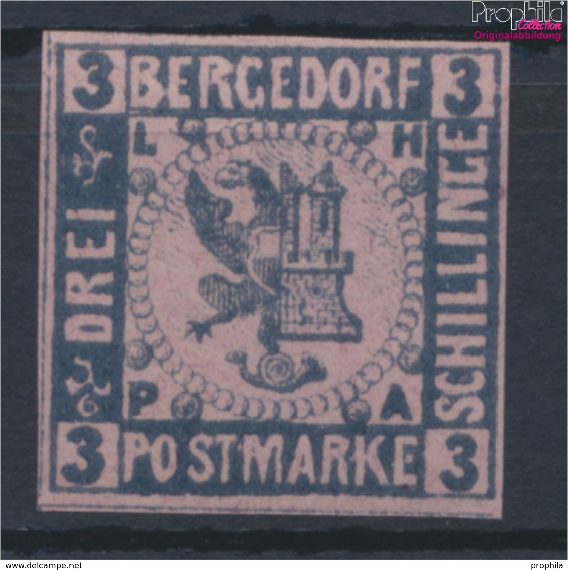 Bergedorf Mi.-Nr.: 4ND Neu- Bzw. Nachdruck Ungebraucht 1887 Wappen (9399854 - Bergedorf