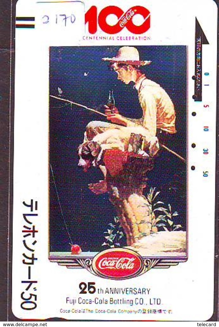 Telecarte Japon *  FRONT BAR 110-8491 * COCA COLA * (2170) Japan Phonecard * TELEFONKARTE * - Advertising